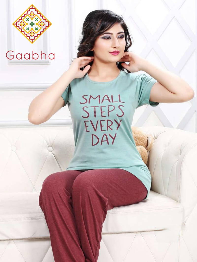 Gaabha Sweet Dreams Vol 3 Hosiery Cotton Night Suit Wholesale Price In Surat